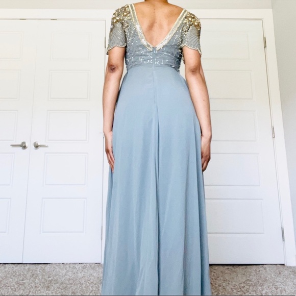 Embellished Maxi Occassion Dress - Picture 14 of 17